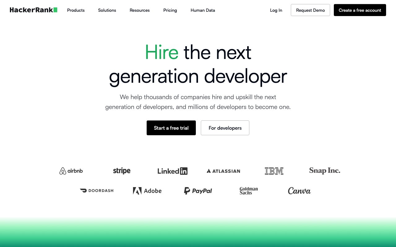 HackerRank screenshot