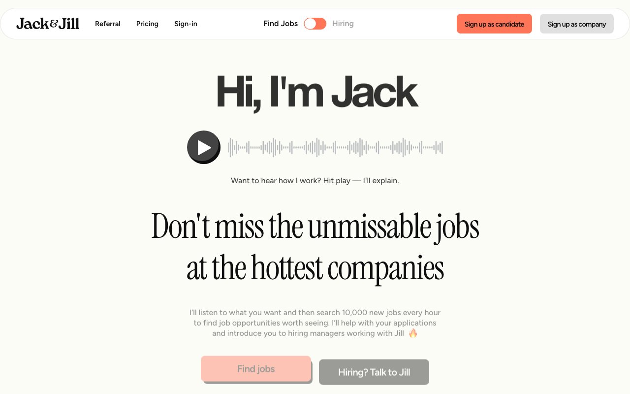 Jack & Jill AI screenshot