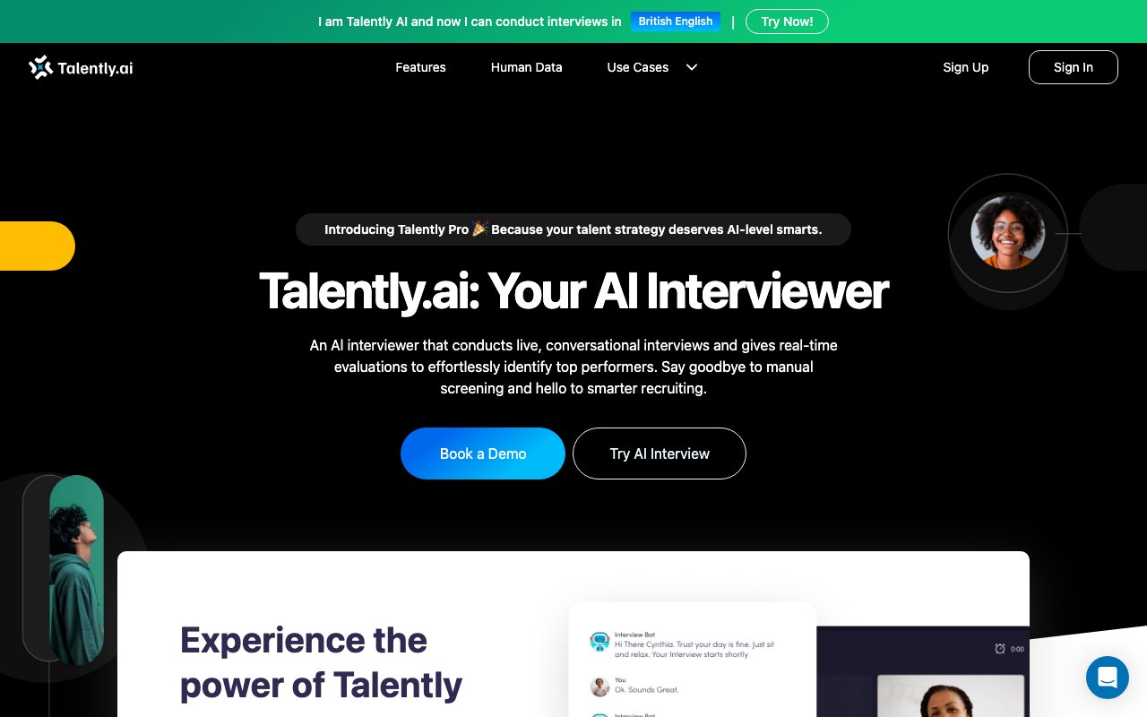 Talently.ai screenshot